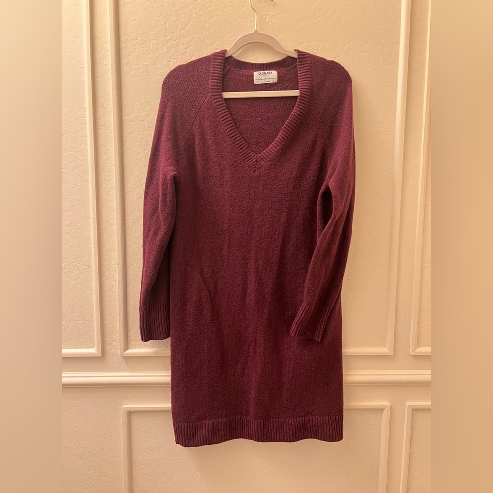 Old Navy So Soft Burgundy Sweater